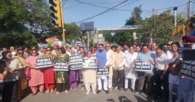 ग्रेनेड हमलों और डॉक्टर अंबेडकर की प्रतिमा बेअदबी के विरोध में जालंधर भाजपा का उग्र प्रदर्शन, बोले- कानून व्यवस्था चरमराई